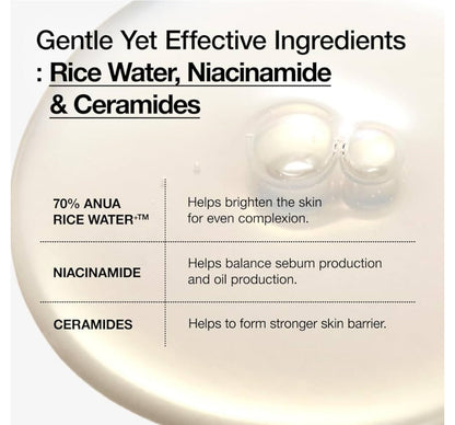 Anua - Rice 70 Glow Milky Toner