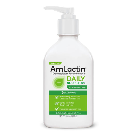 AmLactin, Daily Moisturizing Lotion, Fragrance Free, 14.1 oz (400 g)