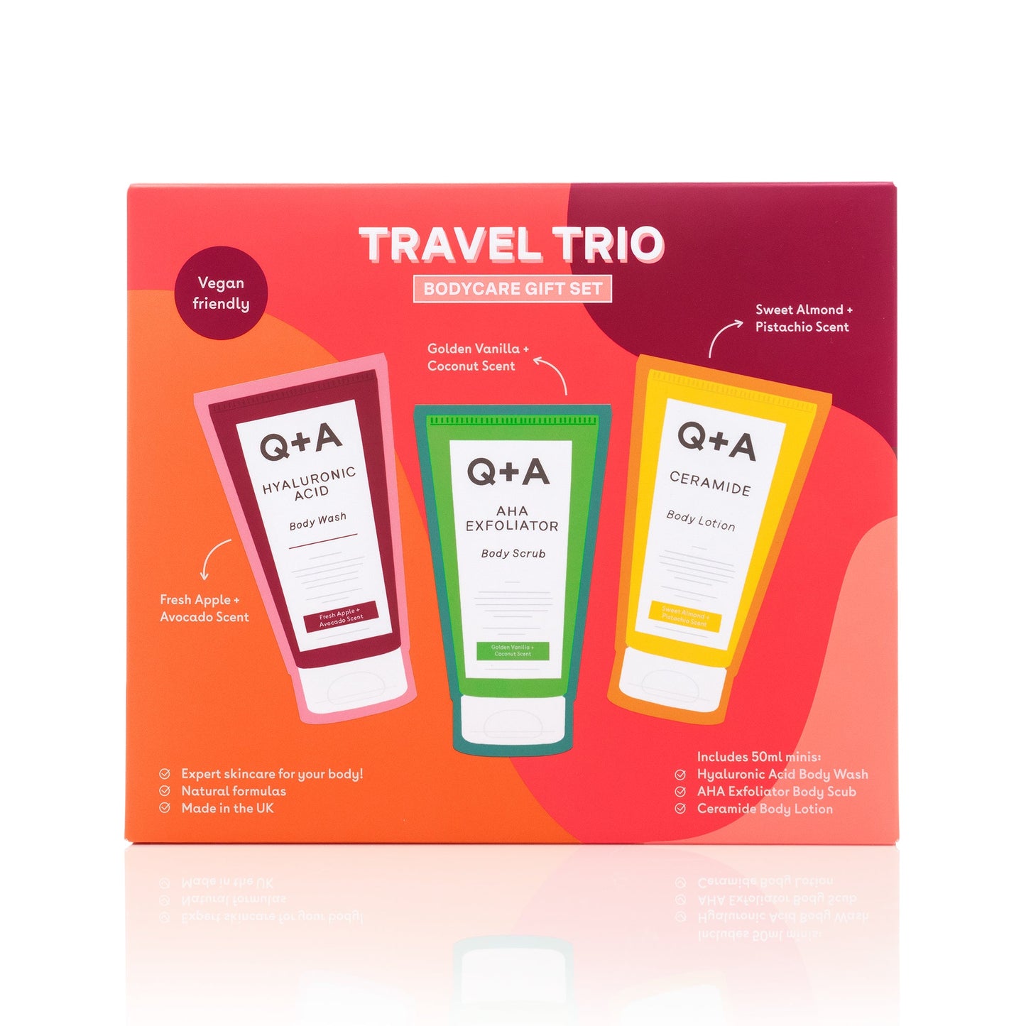 Q+A Travel Trio Gift Set