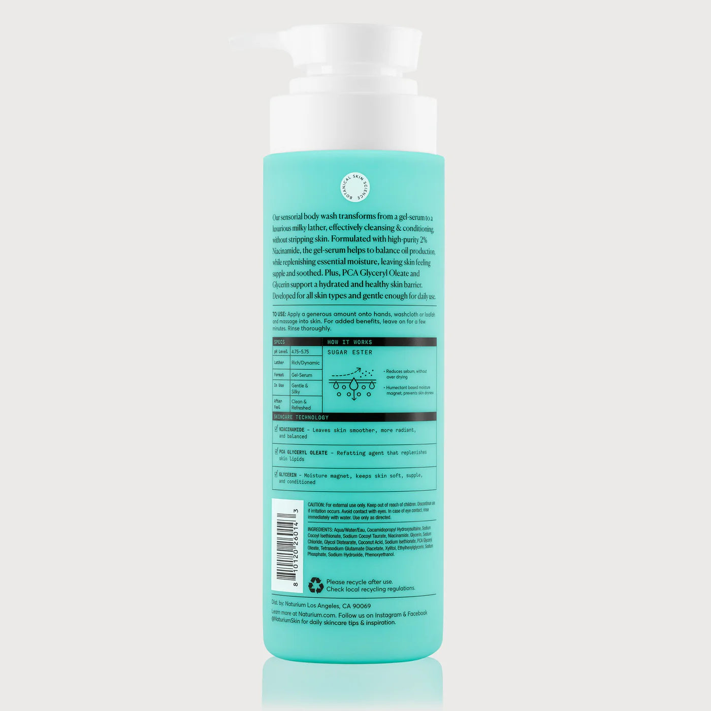 Naturium The Purifier Niacinamide Serum Body Wash