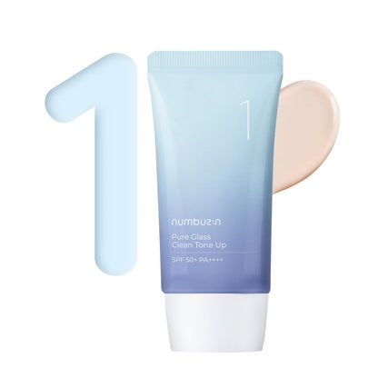Numbuzin No. 1 Pure Glass Clean Tone up  SPF 50+PA++++