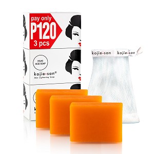 Kojie San Skin Lightening Kojic Acid Soap 3 Bars - 100g -